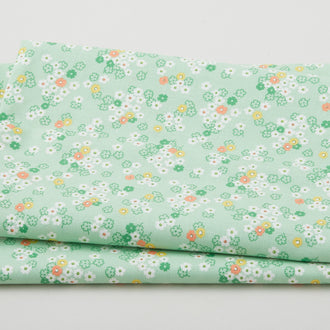 Nana Mae 8 Favorites - Floral Green 2 Yard Cut