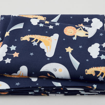 Baby's Adventure - Large All Over Navy 3 Yard Cut