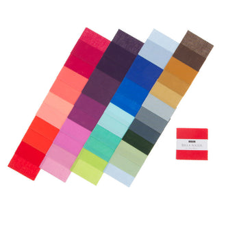 Bella Solids New Colors August 2018 Mini Charm Pack