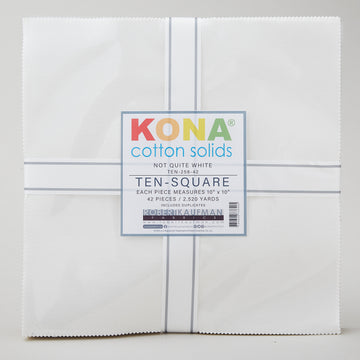 Kona Cotton - Not Quite White Ten Squares Primary Image