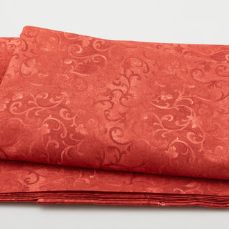 Wilmington Essentials - Scroll Dark Rust 3 Yard Cut