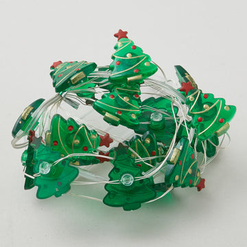 Light String with Tree Ornaments