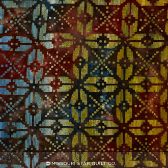 Artisan Batiks - Santa Fe Trail 5 Squares Russet Yardage