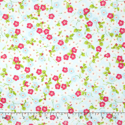 Floribella - Floral Blue Yardage