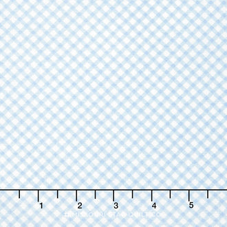 Bunnies and Cream - Gingham Blue Yardage