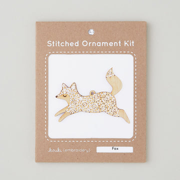 Fox Stitched Ornament Kit Alternative View #3