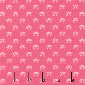 Guinevere - Bows Hot Pink Yardage