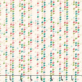Cozy Wonderland - Houndstooth Party Natural Yardage