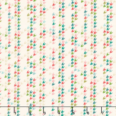 Cozy Wonderland - Houndstooth Party Natural Yardage