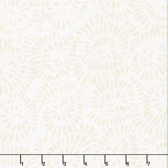 Tonga Batiks - Heron Bead Flowers Sand Yardage