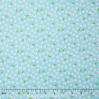 Summer Song 2 - Petals Blue Yardage