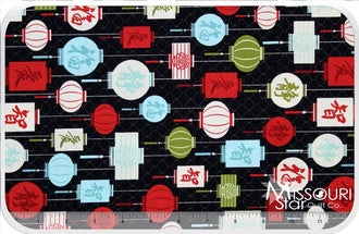 Serenity - Garden Black Yardage