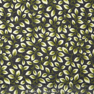 Country Manor - Violet Colorstory Leaves Green Yardage