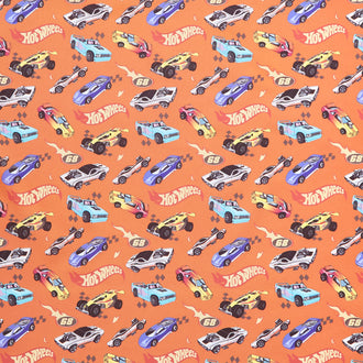 Made to Race - Car Race Orange Yardage