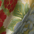 Imperial Collection 14 - Flowers Ivory Metallic Yardage