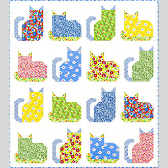 Kitty Cats Quilt Kit