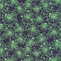 Toil and Trouble - Spiderweb Purple Glow in the Dark Yardage Alternative View #1