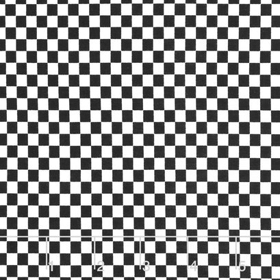 Made to Race - Checker Black Yardage