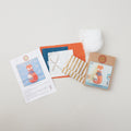 Folk Fox Wool Felt Embroidery Applique Ornament Kit Alternative View #2