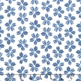 Shibori Blues - 2024 Cherry Blossoms White Yardage