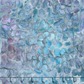 Artisan Batiks - Aqua Spa Pebbles Astral Yardage