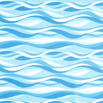 Free as the Ocean - Ocean Aqua Yardage