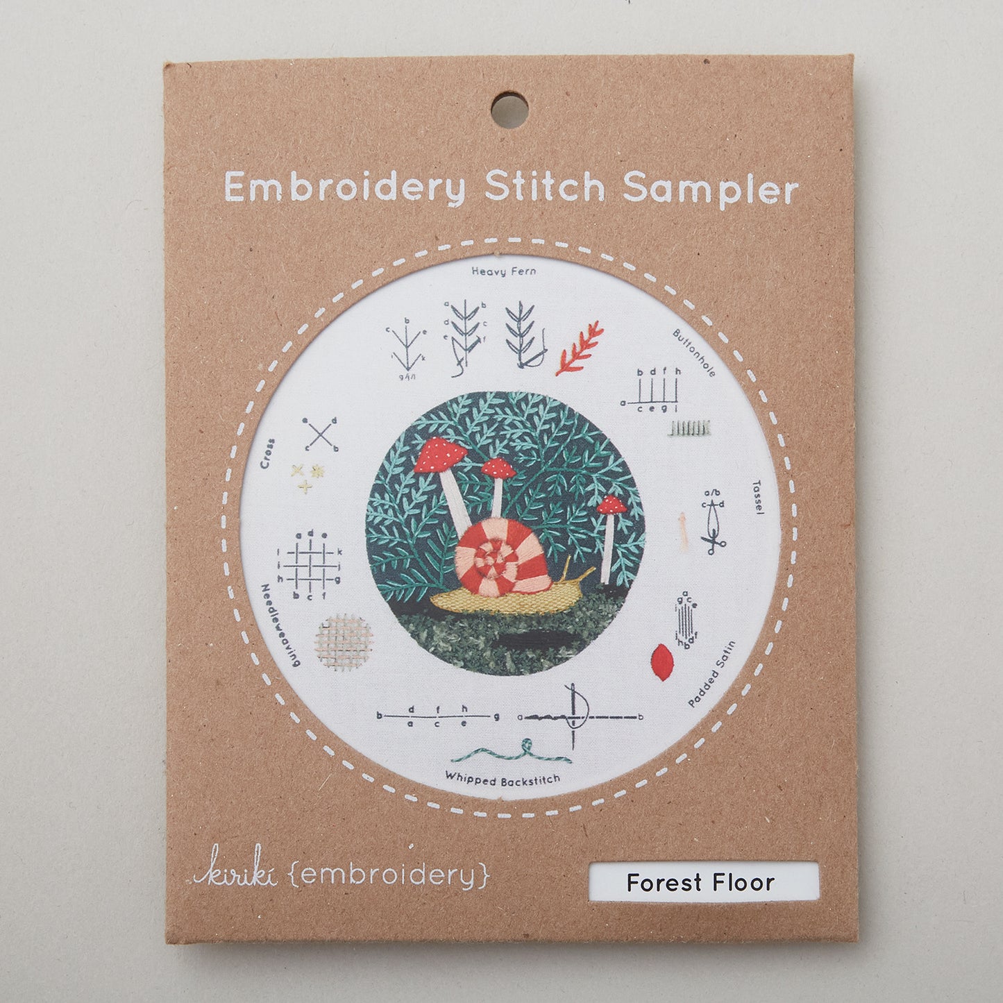 Forest Floor Embroidery Stitch Sampler Kit Alternative View #2