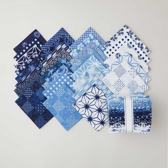 Shibori Blues 2024 Fat Quarter Bundle
