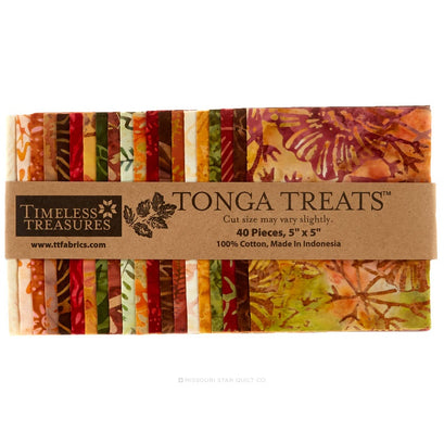 Tonga Treats Batiks - Autumn Charm Pack
