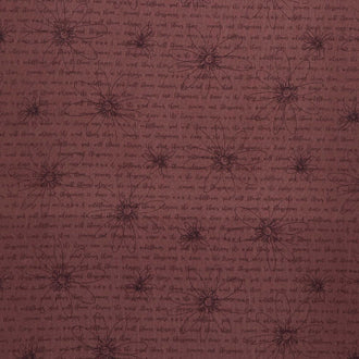 Where the Wind Blows - Poetic Daisies Purple Flannel Yardage
