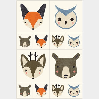 Woodland Wonder - Bobble Heads Cloud Panel