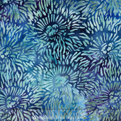 Tigerfish Batiks - Spiny Sea Urchin Ocean Yardage