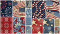 Star Spangled Bandana 10" Squares