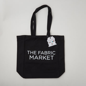 Missouri Star The Fabric Market 20oz Black Cotton Canvas Tote