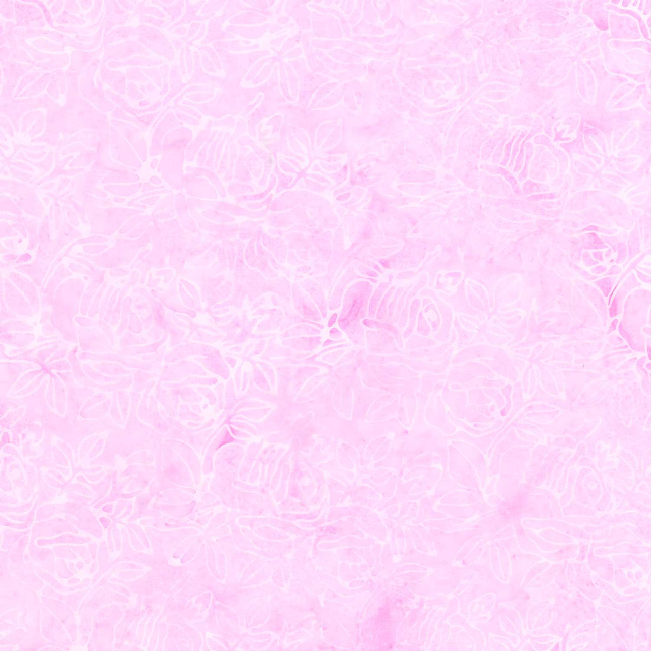 Poetic Bouquet Batiks - Large Rose Lavender Yardage