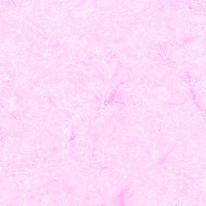 Poetic Bouquet Batiks - Large Rose Lavender Yardage
