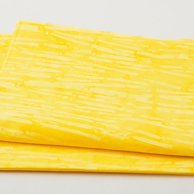 Java Batiks - Wheat Stalks Yellow 2 Yard Cut
