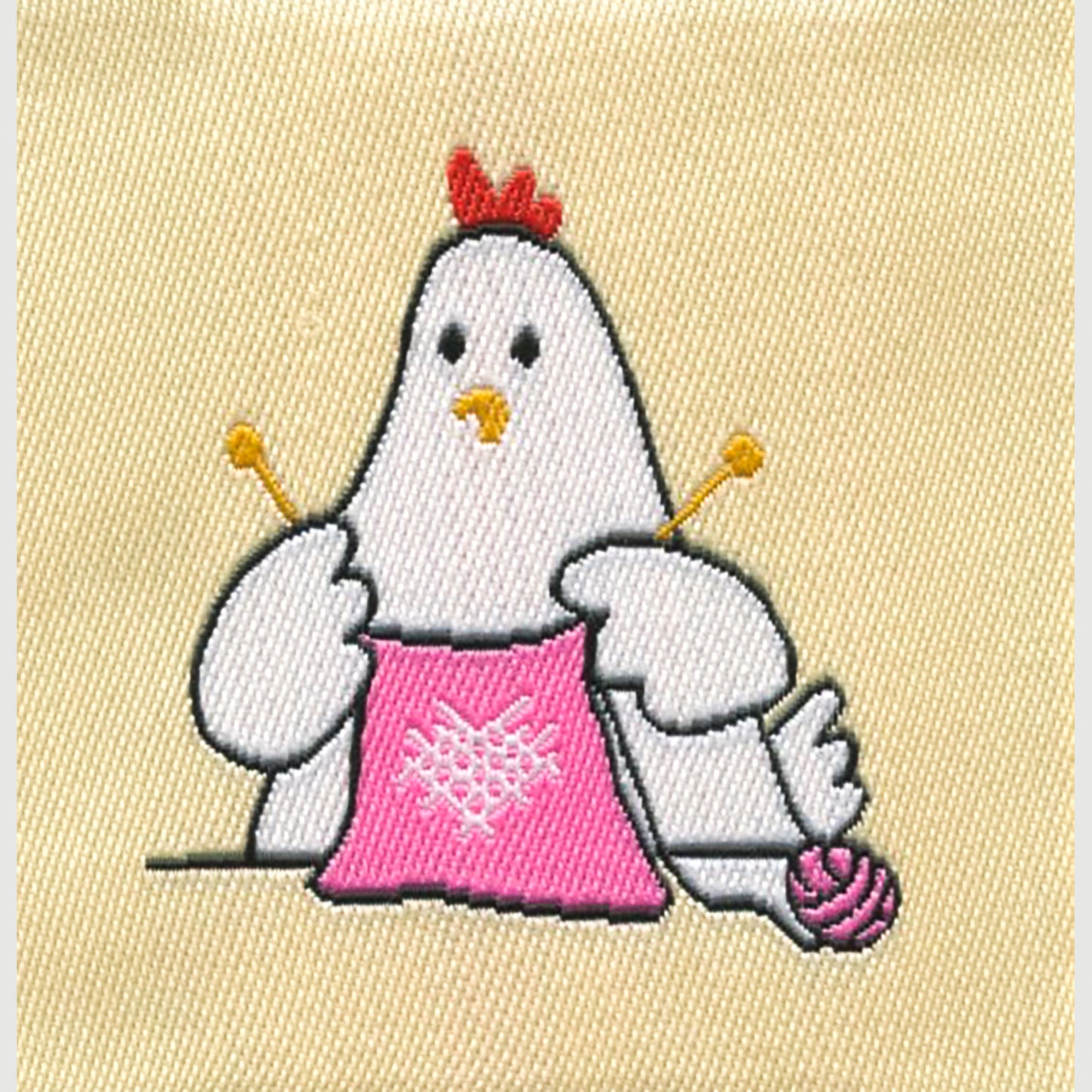 Minki Kim Woven Labels - Knitting Chicken Alternative View #1