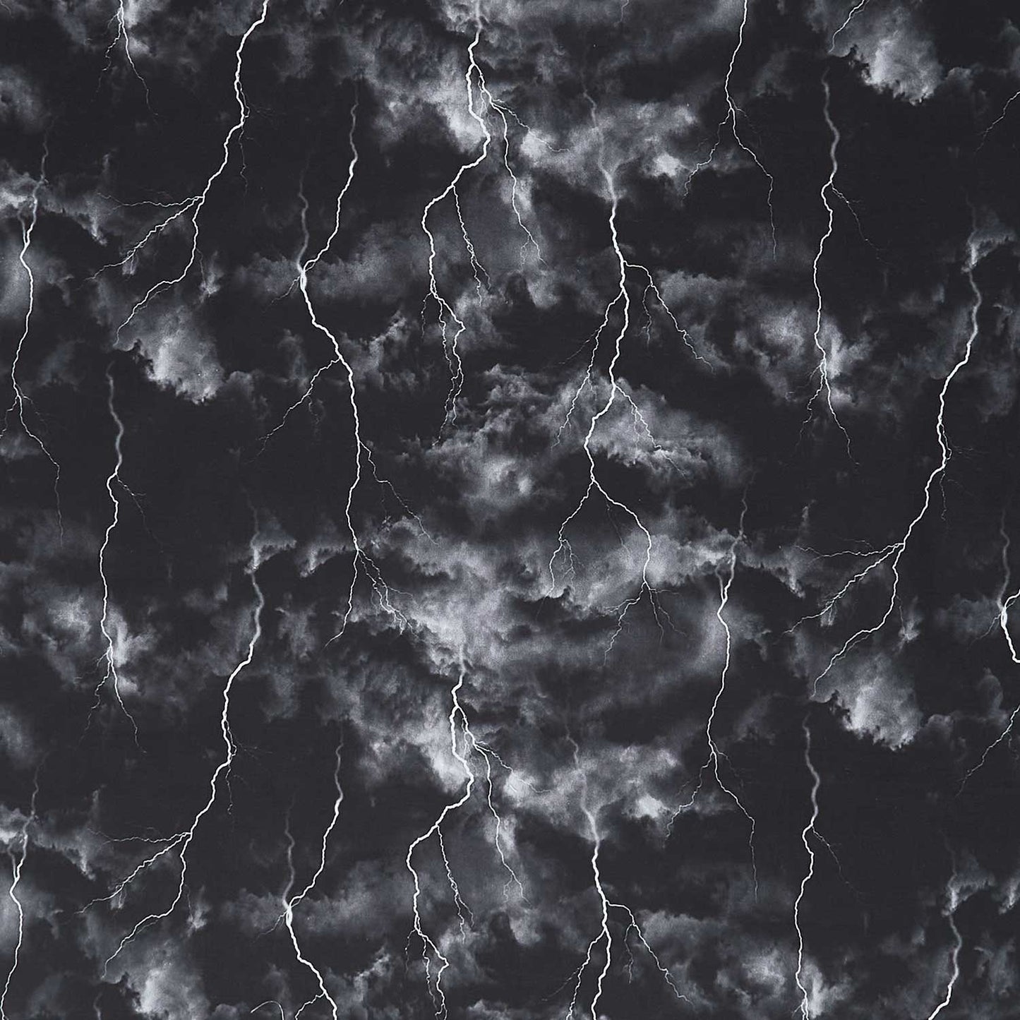 Wicked - Lightning Storm On Dark Sky Night Yardage Primary Image