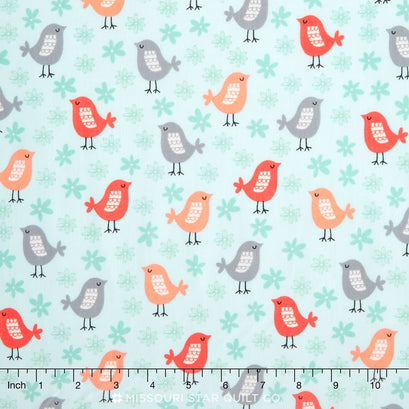 Acorn Forest - Sorbet Birds Yardage