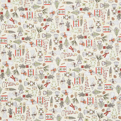 Homemade Holidays - Homemade Decorations Cream Yardage