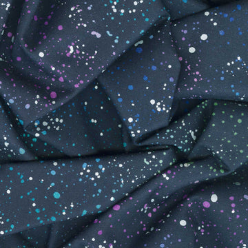 On Dragonfly Wings - Spatter Multi Blue Yardage Alternative View #1