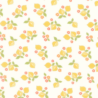 Here Comes the Sun - Citrus Cream Yardage