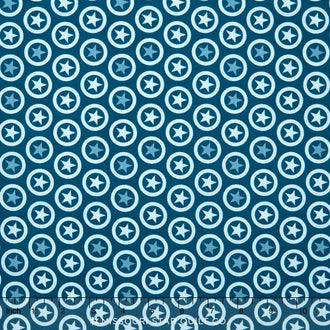 Lucky Star - Circle Navy Yardage