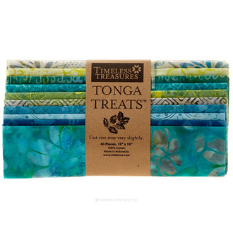 Tonga Treats Batiks - Lagoon 10" Squares