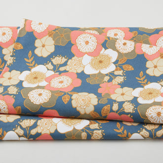 Melange Favorites - Floral Blue 2 Yard Cut