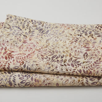 Tonga Batiks 108" Wide - Leafy Vines Pebble 3 Yard Cut