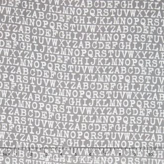 Cozy Cotton Boy - Grey Flannel Yardage