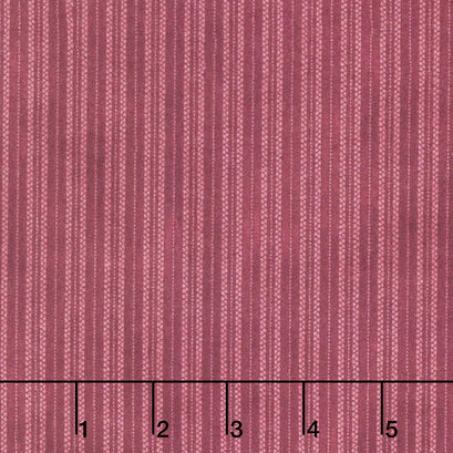 Where the Wind Blows - Ticking Stripe Berry Flannel Yardage