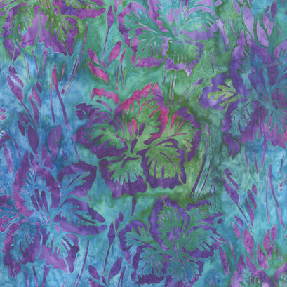 Artisan Batiks - Bright Blooms Flowers Jewel Yardage